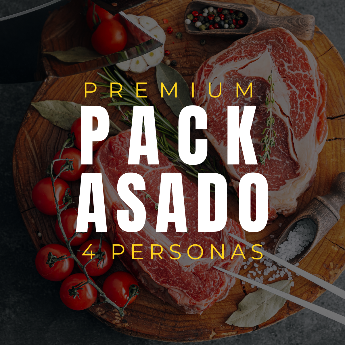 Pack Asado Premium 4 Personas