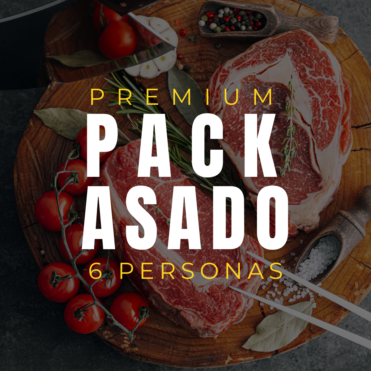 Pack asado Premium 6 Personas