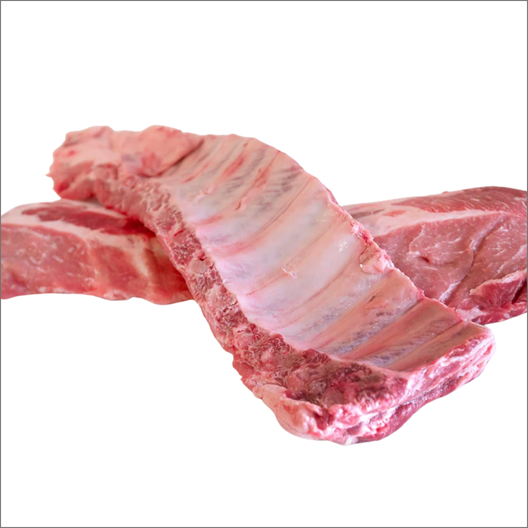 Baby back ribs cerdo