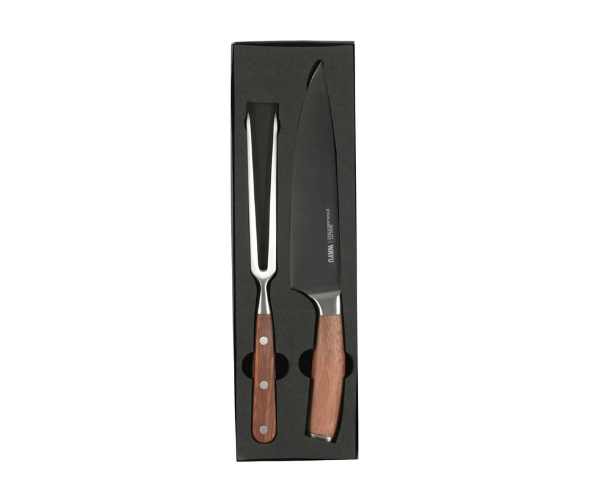 Cuchillo Tenedor Negro Wayú